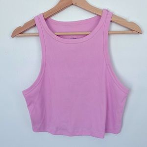 Wild Fable Pink Crop Top Tank . Size L